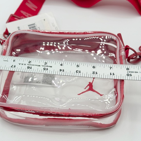 Nike Jordan Stadium Clear Crossbody Bag Fanny Hip Waist Belt Pack 9A0848-R78 - Picture 5 of 7
